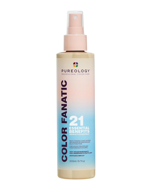 Multitasking leave-in treatment with 21 benefits. Primes hair for heat, detangles, protects from damage, and adds shine from root to tip.
