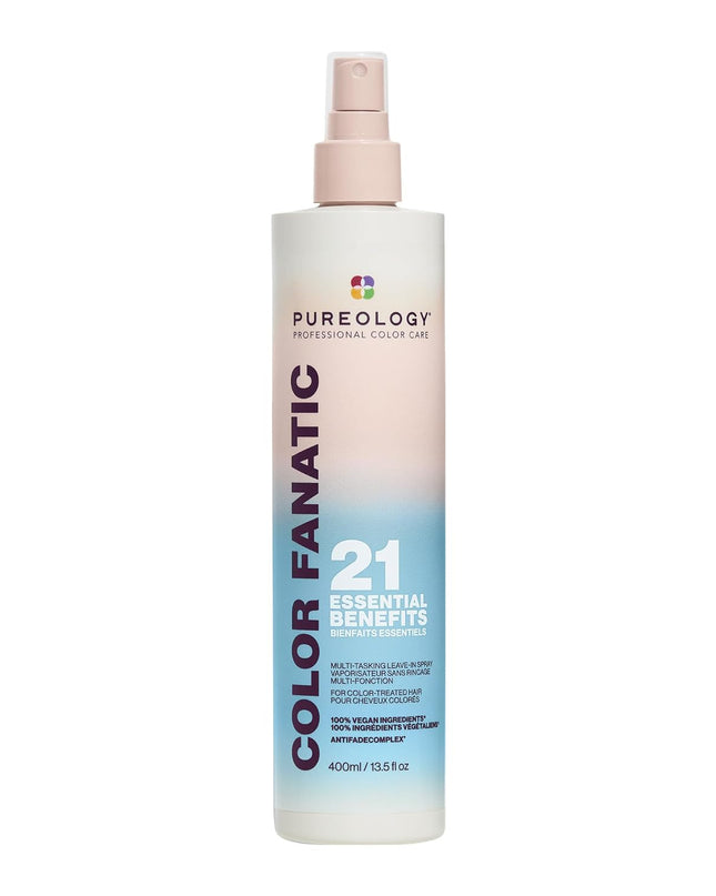 Multitasking leave-in treatment with 21 benefits. Primes hair for heat, detangles, protects from damage, and adds shine from root to tip.