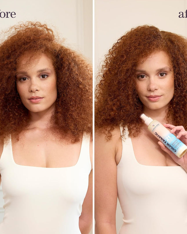 Multitasking leave-in treatment with 21 benefits. Primes hair for heat, detangles, protects from damage, and adds shine from root to tip.