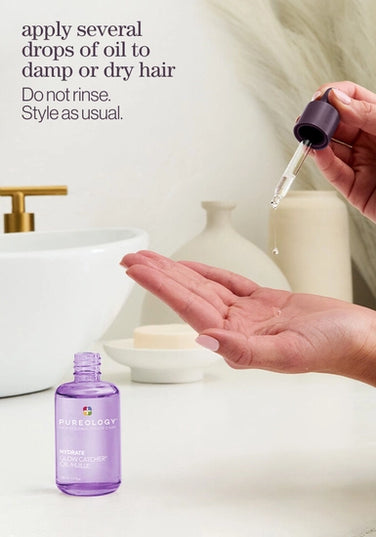 A lightweight, hydrating, and radiance-boosting leave-in hair oil designed for dry, frizzy, color-treated hair.