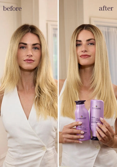 Creamy, luxurious shampoo that deeply hydrates normal to thick dry, color-treated hair. Thirst-quenching formula provides superior moisture, touchable softness and extraordinary color protection.