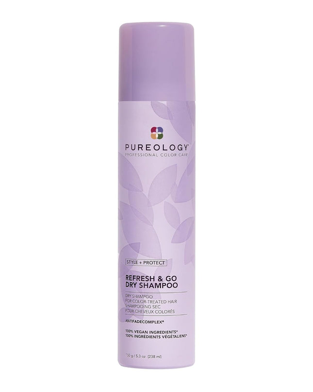 Non-drying dry shampoo spray that absorbs oil while adding movement and light texture. Absorbs oil and protects color-treated hair from color fade, heat damage and environmental stressors.