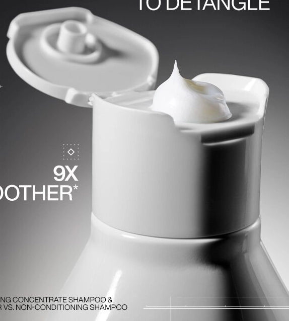 Limited edition holiday set that includes full-size Acidic Bonding Concentrate Shampoo, Conditioner, and 24/7 Night &  Day Serum.