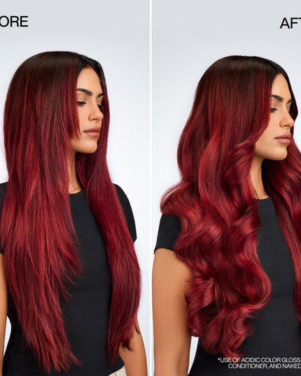 Street Inspired, Salon Perfected. Achieve shiny & vibrant hair with a giftable, limited-edition holiday gift set that includes Acidic Color Gloss Shampoo (300ML), Conditioner (300ML) and Naked Gloss Lightweight Shine Oil ($113 VALUE).