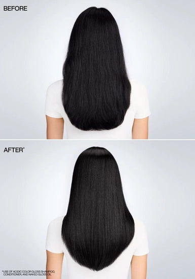 Limited edition holiday set that includes full-size Acidic Color Gloss Shampoo, Conditioner, and Naked Gloss Lightweight Shine Oil.