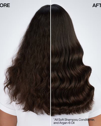 Redken All Soft Argan-6 Oil for dry hair looking for moisture, softness shine, strength and heat protection.