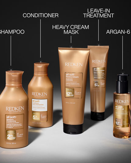 Deep conditioning treatment for extremely dry brittle hair featuring Redken's Moisture Complex containing Argan Oil.