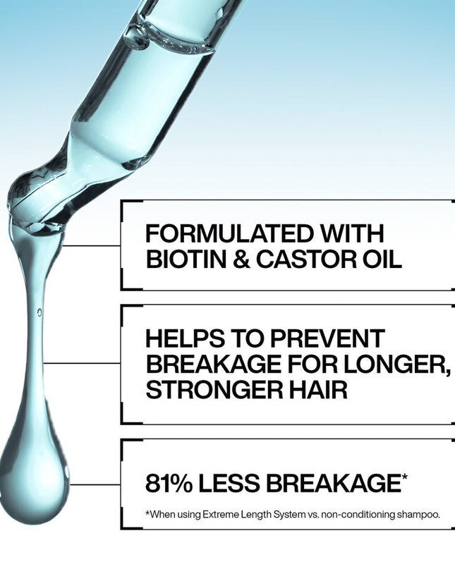 5 minute triple action treatment mask that helps promote a healthy, nourished scalp, strengthen the lengths, and visibly reduce split ends for longer, stronger hair. Formulated with Length Care Complex, featuring biotin, niacinamide and castor oil.
