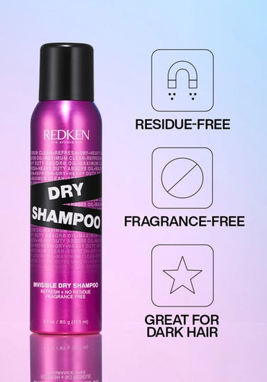 A completely residue-free and fragrance-free dry shampoo that soaks up oils for 1-3 days after washing.