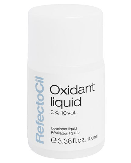 The Oxidant Liquid must be mixed with the RefectoCil Cream Hair Dyes to ensure brilliant color results.