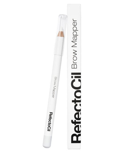 The first step towards expertly created brows is to find the perfect shape for each brow and face shape. The new RefectoCil white “Brow Mapper” allows precise brow mapping and can also be used to draw the outline of the brow shape before tinting. Creating and shaping amazing brows is a skill that needs mastering. Professional tools help Brow &amp; Lash Artists to deliver the best service to their clients.