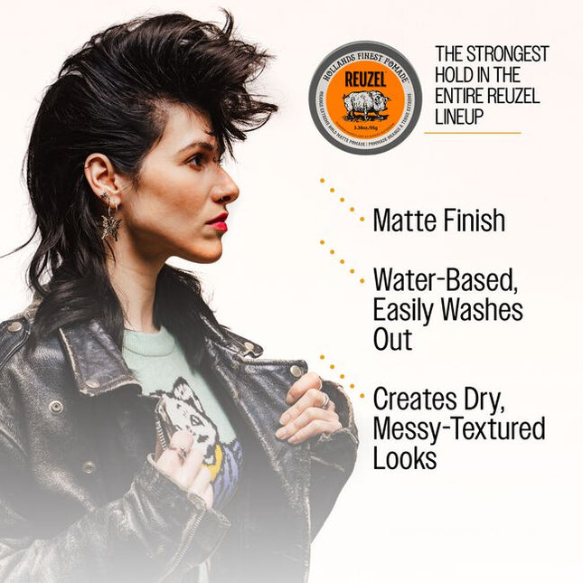 Join REUZEL in Supporting Mental Health and Suicide Prevention. REUZEL is Partnering with the International Association for Suicide Prevention with a limited-edition of our loved classic, Extreme Hold Matte Pomade.