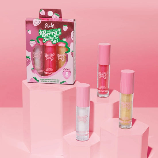 Your new go-to for irresistibly glossy lips, without the stickiness. These ultra-hydrating lip balms deliver that fresh, juicy shine while keeping your lips soft and smooth.