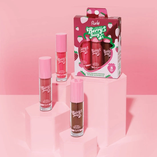 Your new go-to for irresistibly glossy lips, without the stickiness. These ultra-hydrating lip balms deliver that fresh, juicy shine while keeping your lips soft and smooth.