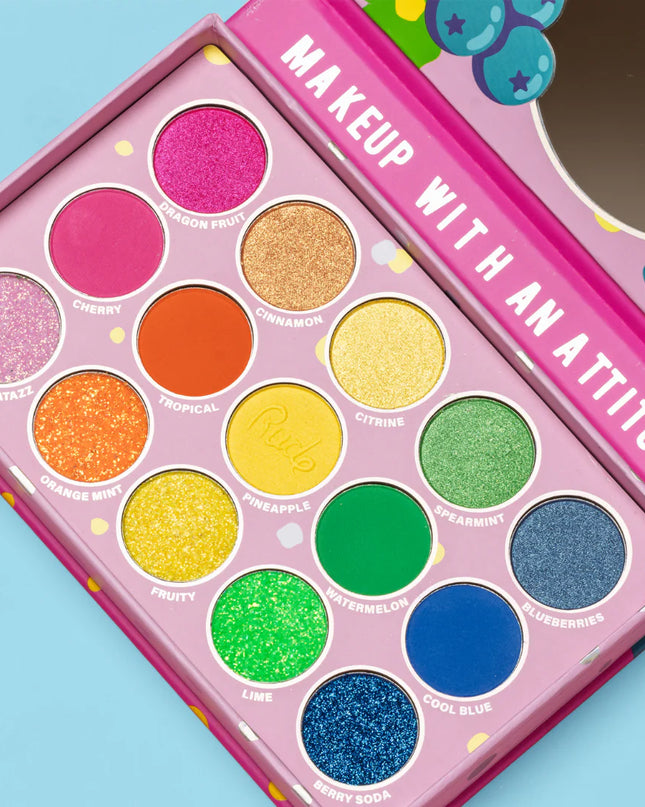 So Fresh, So Fruity, So You. Turn up the brightness with the Mixed Fruit Neon Palette—15 bold, electric shades made to energize every look.