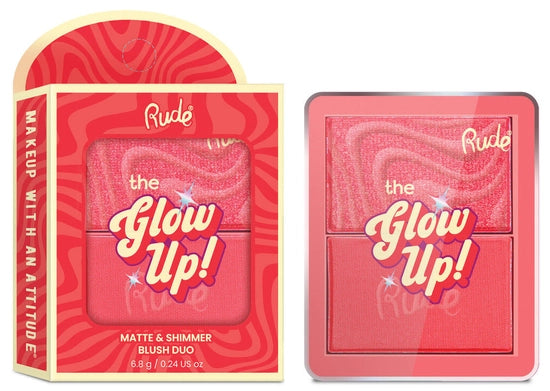 Double the blush, double the glow! This weightless duo pairs a silky matte blush with a luminous shimmer blush, giving you endless ways to customize your perfect flush. Wear each side alone for a soft matte or radiant finish, or blend them together for the ultimate glow-up moment.