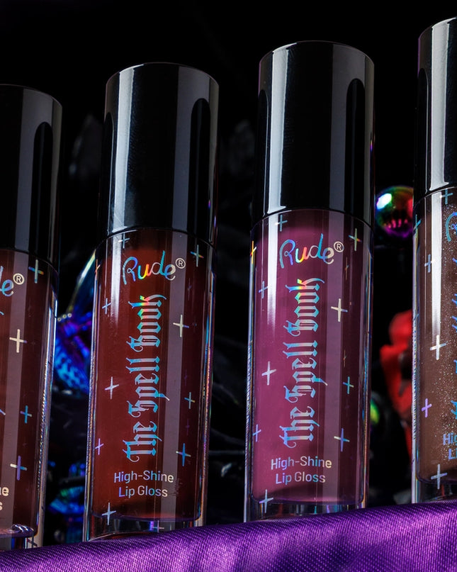 The Spell Book Lip Glosses conjure up a rich and creamy finish that feels like magic on your lips. Each of the four spellbinding shades delivers a high-shine finish that leaves lips irresistibly soft, smooth, and oh-so-glossy.