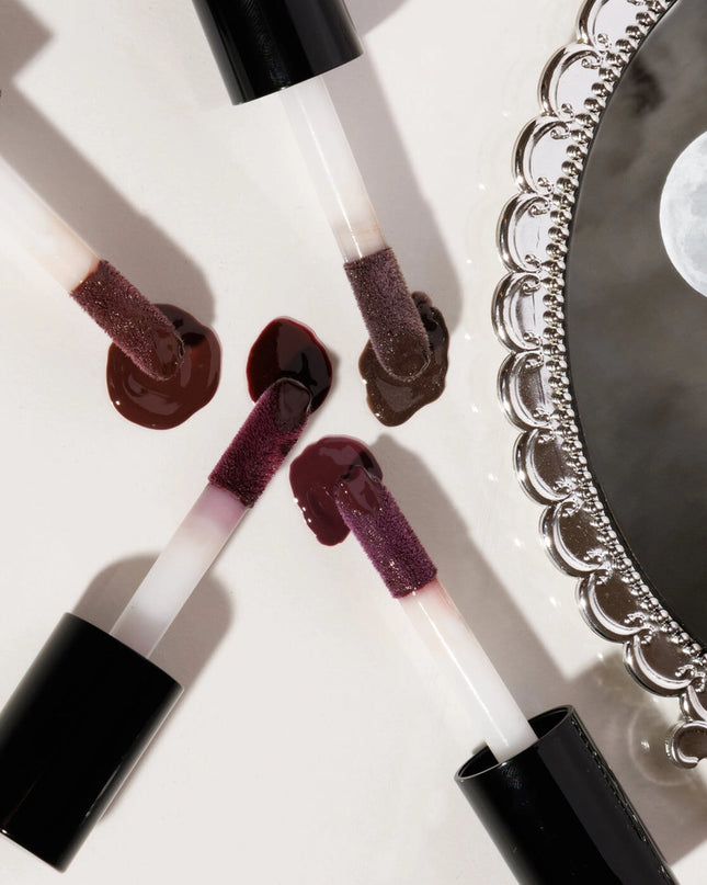 The Spell Book Lip Glosses conjure up a rich and creamy finish that feels like magic on your lips. Each of the four spellbinding shades delivers a high-shine finish that leaves lips irresistibly soft, smooth, and oh-so-glossy.