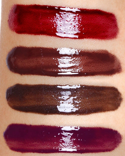 The Spell Book Lip Glosses conjure up a rich and creamy finish that feels like magic on your lips. Each of the four spellbinding shades delivers a high-shine finish that leaves lips irresistibly soft, smooth, and oh-so-glossy.