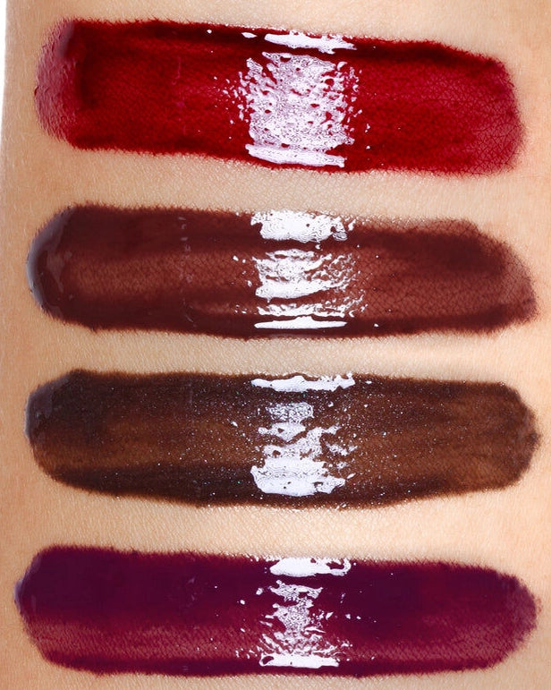 The Spell Book Lip Glosses conjure up a rich and creamy finish that feels like magic on your lips. Each of the four spellbinding shades delivers a high-shine finish that leaves lips irresistibly soft, smooth, and oh-so-glossy.