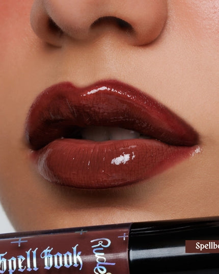 The Spell Book Lip Glosses conjure up a rich and creamy finish that feels like magic on your lips. Each of the four spellbinding shades delivers a high-shine finish that leaves lips irresistibly soft, smooth, and oh-so-glossy.