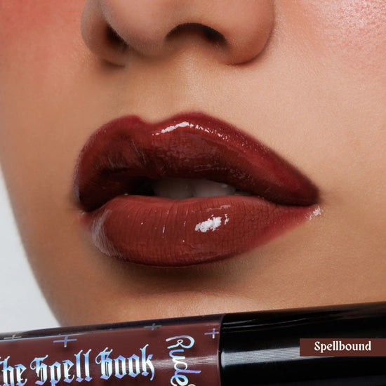 The Spell Book Lip Glosses conjure up a rich and creamy finish that feels like magic on your lips. Each of the four spellbinding shades delivers a high-shine finish that leaves lips irresistibly soft, smooth, and oh-so-glossy.