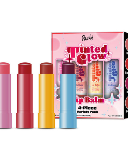 Our Tinted Glow Lip Balm is the ultimate blend of hydration and soft, sheer color—perfect for everyday wear. Enriched with a lightweight formula and a sweet scent, this lip balm offers a pop of glow and comes in four fun shades, making it a must-have addition to your daily routine.