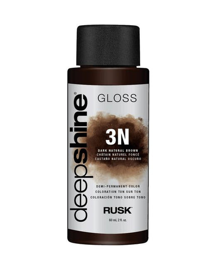 Rusk® Deepshine® Gloss is powered by state-of-the-art technology direct from Italy. Infused with a Conditioning Blend of Marine Extracts and Oleic Acid to deliver maximum softness, shine and combability.