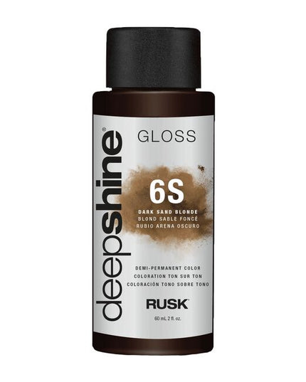 Rusk® Deepshine® Gloss is powered by state-of-the-art technology direct from Italy. Infused with a Conditioning Blend of Marine Extracts and Oleic Acid to deliver maximum softness, shine and combability.