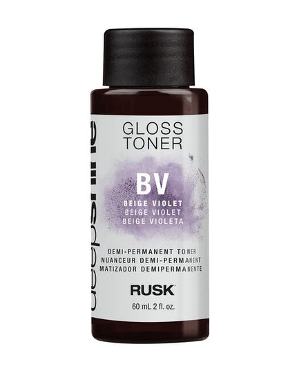 Rusk® Deepshine® Gloss is powered by state-of-the-art technology direct from Italy. Infused with a Conditioning Blend of Marine Extracts and Oleic Acid to deliver maximum softness, shine and combability.