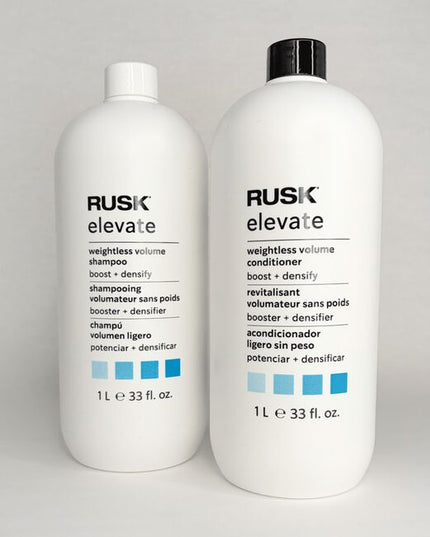 This weightless formula helps to lift and densify finer textures while taming frizz.