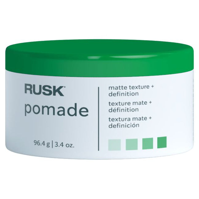 Texture. Definition. Matte finish. Buildable pomade for shape, hold, and support.