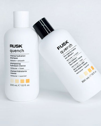 Gently cleanses and quenches dry, thirsty strands without weighing hair down.