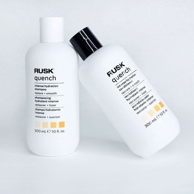 Gently cleanses and quenches dry, thirsty strands without weighing hair down.