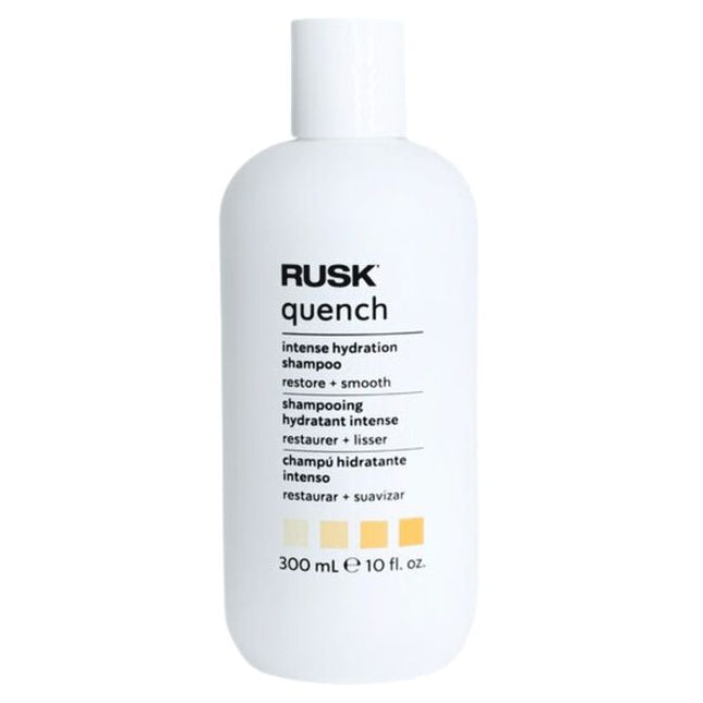 Gently cleanses and quenches dry, thirsty strands without weighing hair down.