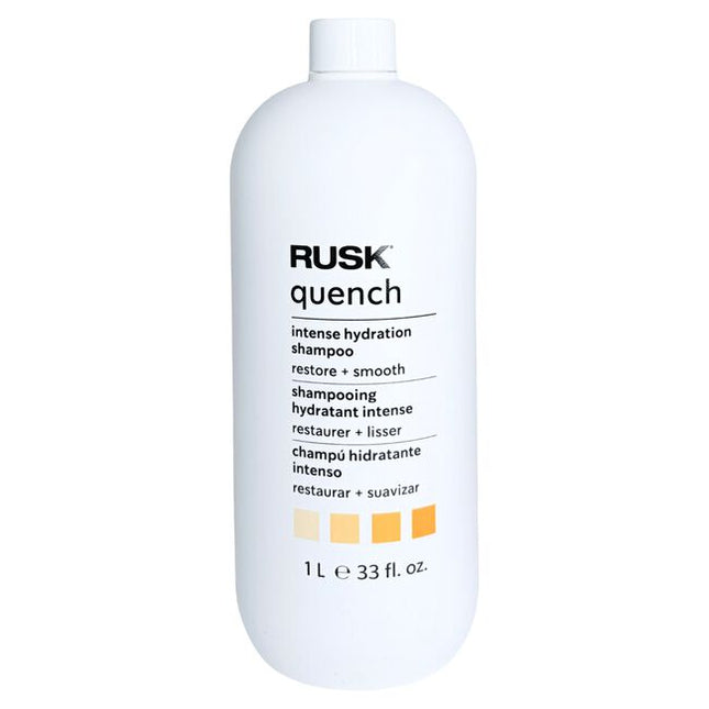 Gently cleanses and quenches dry, thirsty strands without weighing hair down.