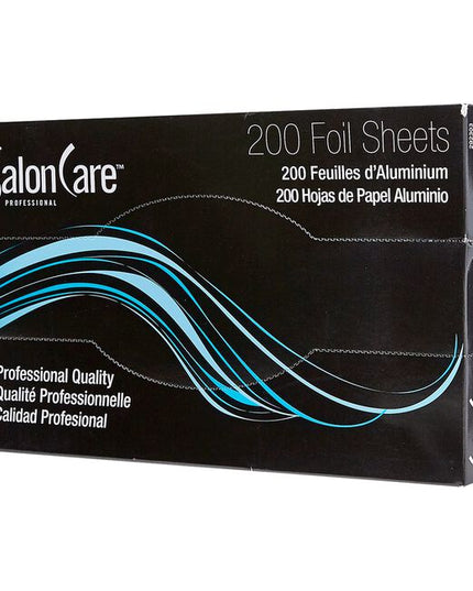 Salon Care Full-Size 9 x 10 Inch Foil Sheets are perfect for all hair coloring techniques and services. Save on preparation time with these texturized-for-easy-application foil sheets.