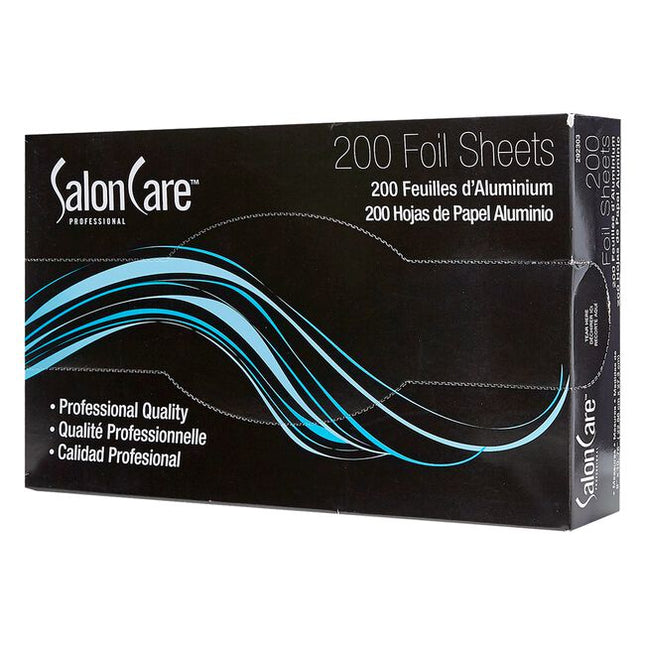 Salon Care Full-Size 9 x 10 Inch Foil Sheets are perfect for all hair coloring techniques and services. Save on preparation time with these texturized-for-easy-application foil sheets.