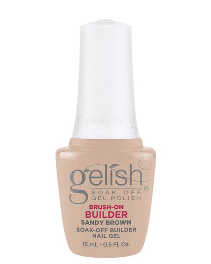 Gelish's Brush-On Builder is an all-in-one gel product that can extend, overlay, build, and create nail art. The LED cured gel coat has a unique self-leveling formula that provides perfect control to prevent sidewall flooding!
