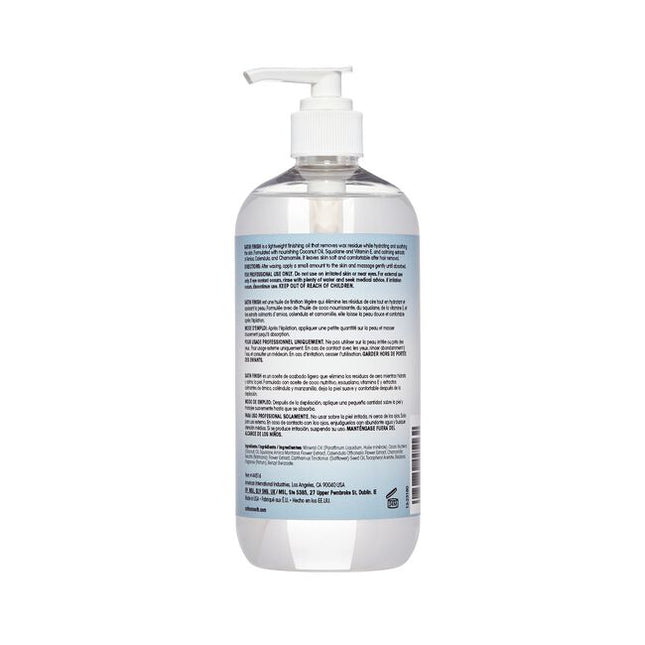 Soothe, hydrate, and refresh skin after waxing with this lightweight, translucent oil. Infused with a calming blend of Coconut Oil, Calendula, Chamomile, Arnica, Bisabolol, Squalene Oil, and Vitamin E, this post-wax treatment gently removes wax residue while replenishing moisture and reducing redness. Skin is left feeling soft, nourished, and calm.
