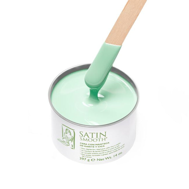 This soft wax is infused with Cica, known to help calm the skin, and nourishing shea butter to restore moisture and hydration—leaving skin feeling smooth and soothed.