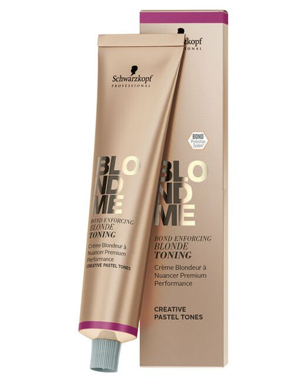 The BLONDME Pastel Toning range consists of 9 shades. Intermixable pastel toning shades designed to enhance &amp; neutralize hair bases 8–10.