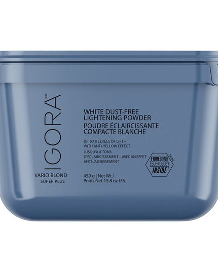 IGORA Vario Blond holistic lightening range has been upgraded with integrated Fibre Bond Technology offering up to 8 levels of lift, with minimized breakage for endless blonde transformations.