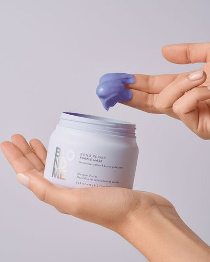 Neutralizes yellow and brassy undertones. Helps nourish the hair and provide a soft hair feel.