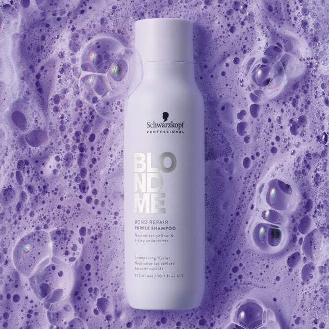 Neutralizes yellow and brassy tones.