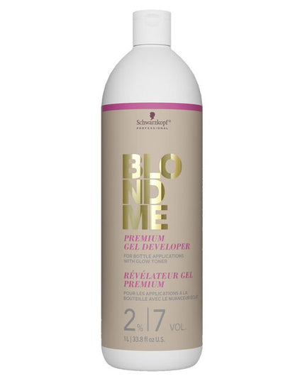 The BlondMe Premium Gel Developer is designed to provide optimal performance and care when used with BlondMe Glow Toner