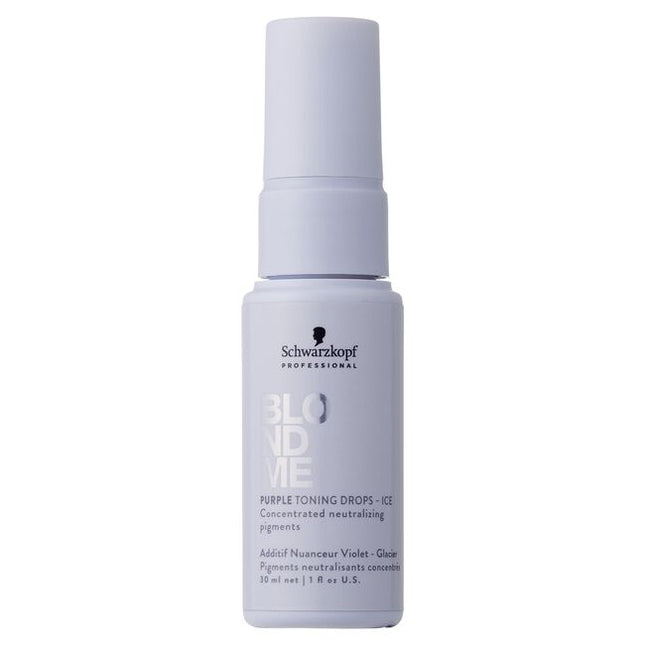 Toning drops for light blonde and prelightened hair to counteract yellow undertone. Concentrated neutralizing pigments.