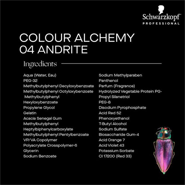 COLOUR ALCHEMY turns imagination into reality and reveals colour effects never seen on hair before. Visualize infinite magic with temporary color effects instantly painted even onto darkest bases without pre-lightening and any damage.