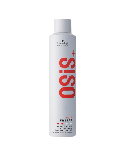 Medium hold hairspray.