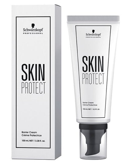 Barrier cream emulsion for use during coloring and perming. Protects the hairline during coloring and chemical services, preventing color staining or skin irritation. Lightweight consistency allows for a quick and easy application, leaving skin feeling moisturized.